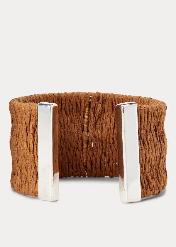 Women's Ralph Lauren Raffia Cuff Bracelet | 503917VQP